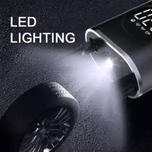 pompe a air portable numerique avec ecran LED pour voiture moto velo et ballon