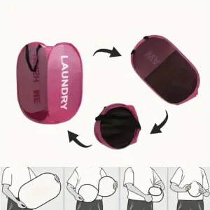 Panier à linge pliable démonstration pliage compact