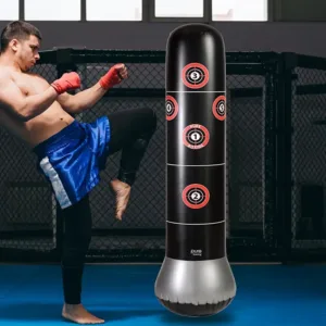 SAC DE FRAPPE GONFLABLE DE BOXE ET ARTS MARTIAUX