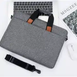 Sacoche ordinateur portable étanche avec bandoulière – 15 pouces