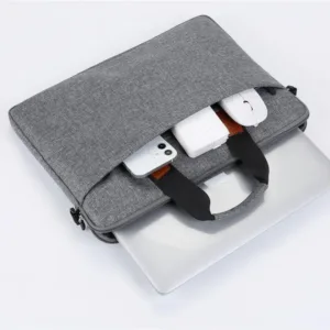 Sacoche ordinateur portable étanche avec bandoulière – 15 pouces