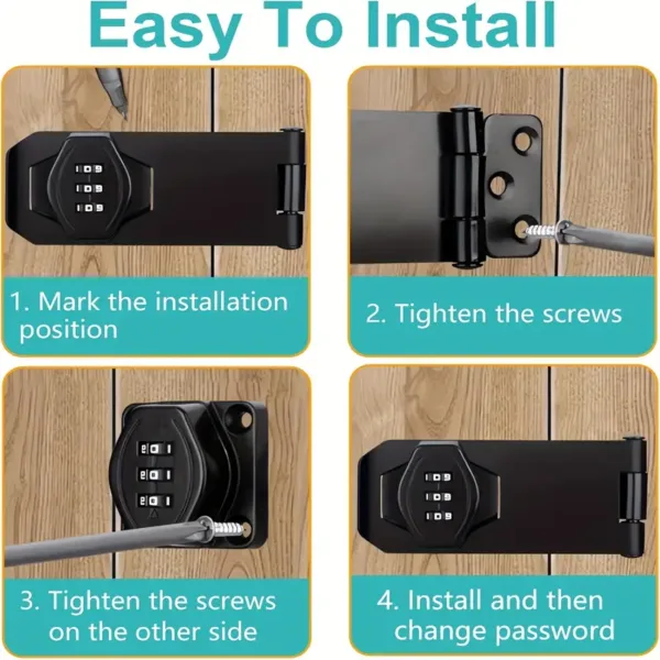 Guide installation serrure à code sans clé