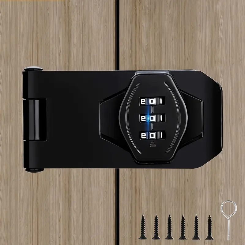 serrure-a-code-de-securite-pour-porte-et-armoire-noir Serrure à code mécanique noire pour porte et armoire