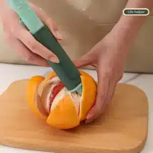 1️⃣ Éplucheur multifonction 4 en 1 pour cuisine – vert menthe