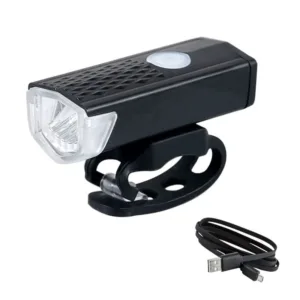 Lampe avant LED rechargeable pour vélo – étanche, légère, montage facile – sécurité vélo nuit Maroc