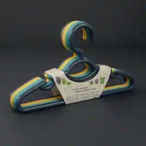 Lot de cintres multicolores antidérapants en plastique – Babouti.ma