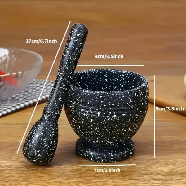 Mortier Et Pilon En Fonte émaillée Nori – Sans PFAS, APFO, PTFE, Taille S, Neuf