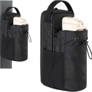 Sac à Bandoulière Magnétique Multifonction Noir