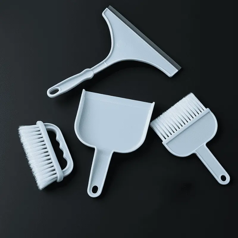 set-de-nettoyage-4-pieces-bleu Set de nettoyage 4 pièces – Babouti.ma