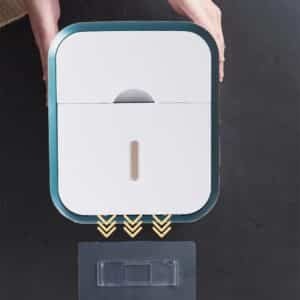 Support mural papier toilette moderne avec rangement intégré pour salle de bain au Maroc