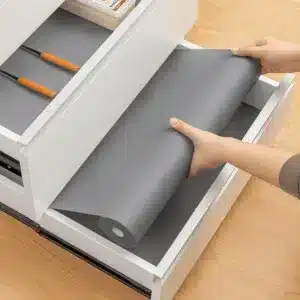 Tapis antidérapant pour tiroirs, protection ajustable et pratique pour la maison.