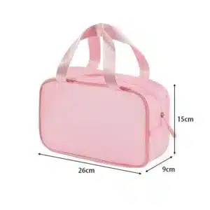 Trousse de toilette femme – pochette maquillage imperméable en lot de 3 tailles pour rangement voyage et salle de bain