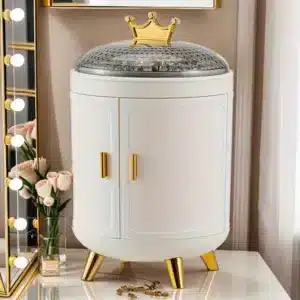 Armoire organisateur pour maquillage et bijoux - Blanc