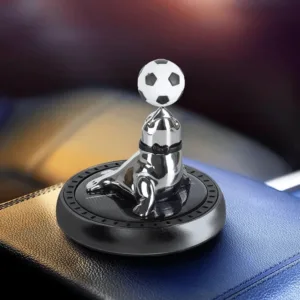 Décoration voiture phoque rotatif solaire - Noir