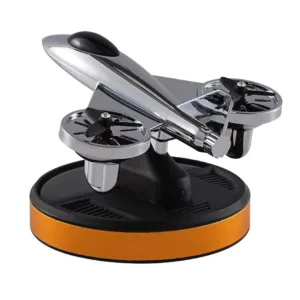 Désodorisant voiture avion rotatif solaire