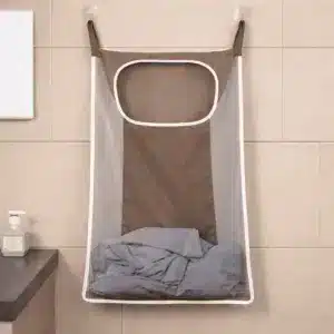 panier a linge mural suspendu