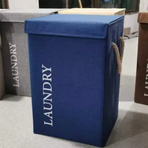 Panier à Linge Rectangulaire avec Couvercle