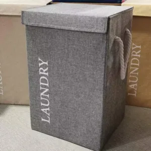 Panier à Linge Rectangulaire avec Couvercle