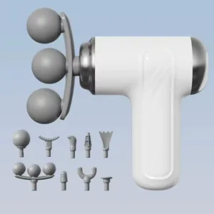 Pistolet de massage professionnel 10 en 1 - Blanc