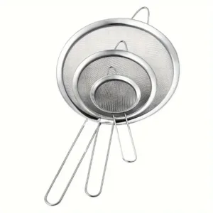 Set de 3 passoires fines en acier inoxydable 2