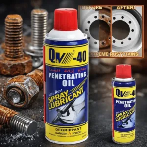 Spray dégrippant QV40 lubrifiant multi usages anti rouille 450 ML