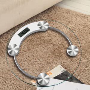 balance ronde transparente