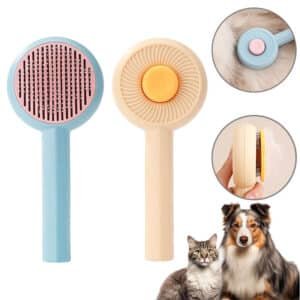 brosse anti-poils pour chiens et chats