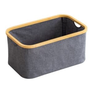 panier de rangement grande taille en bambou sans couvercle