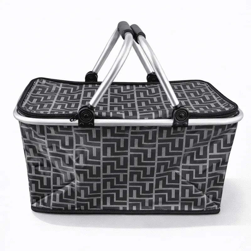 panier-isotherme-pliable-avec-poignees-aluminium-c panier isotherme pliable avec poignées aluminium pour pique-nique