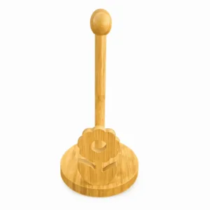 porte essuie tout en bambou naturel cuisine