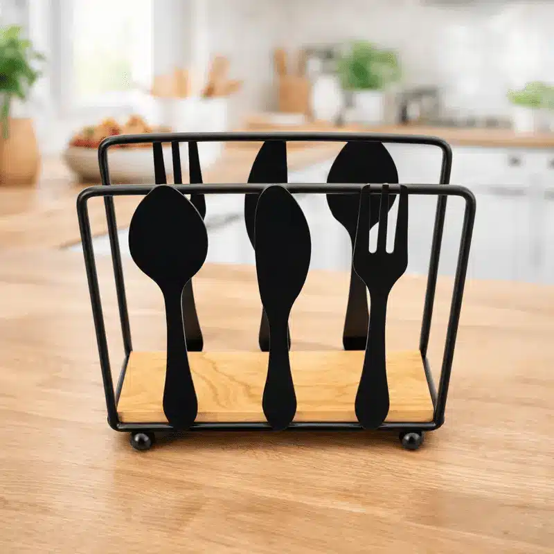 porte-serviettes-en-metal-noir-et-bois-1 Porte serviettes en métal noir et bois