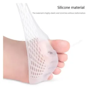 Protège pieds en silicone respirant sur avant-pied femme