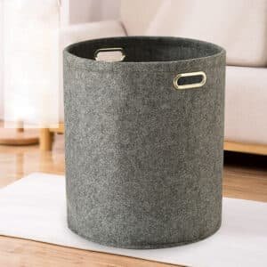 Panier à linge pliable en feutre