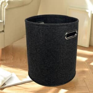 Panier à linge pliable en feutre