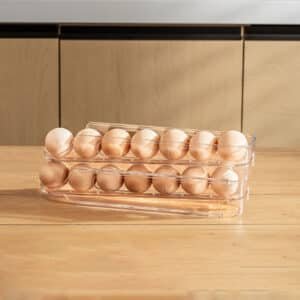 lot de 2 boîtes à œufs roulantes