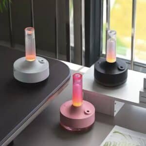 Humidificateur d’air avec effet flamme LED