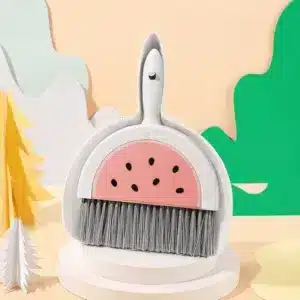 Balayette et pelle design fruit pour nettoyage maison Maroc