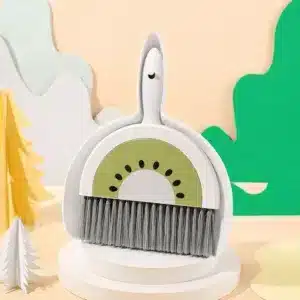 Balayette et pelle design fruit pour nettoyage maison Maroc