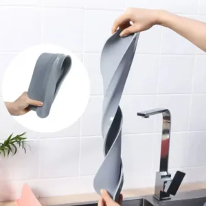 Barrière anti éclaboussures évier cuisine en silicone Maroc