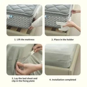 Fixateur de drap-housse pour matelas anti-glissement Maroc