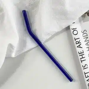 paille en verre réutilisable