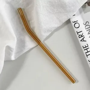 paille en verre réutilisable