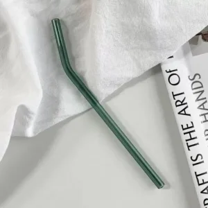 paille en verre réutilisable