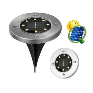 Spot solaire LED encastrable pour jardin extérieur Maroc