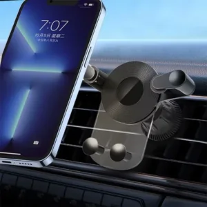 Support téléphone voiture à serrage automatique grille aération Maroc