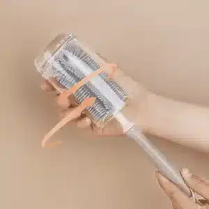 Brosse de nettoyage en silicone pour biberon verre gourde et bouteille au Maroc