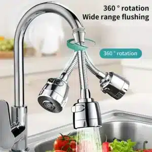 Embout de robinet flexible 360 degrés 2 jets pour cuisine au Maroc