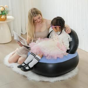 Fauteuil gonflable enfant confortable pour chambre et coin lecture au Maroc