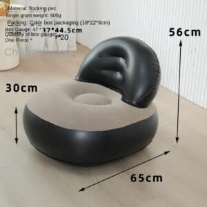 Fauteuil gonflable enfant confortable pour chambre et coin lecture au Maroc