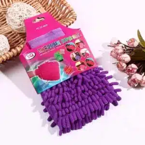 Gant microfibre de nettoyage auto pour laver voiture intérieur et jantes au Maroc